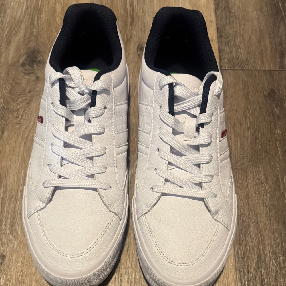 Levi's White and Black Men's Sneakers